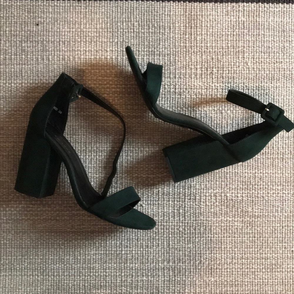 New Look barely there blocked heels